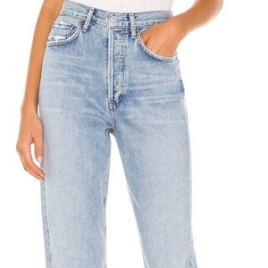 AGolde waist Size 22 90s Jean Mid Rise Loose Fit BNWT